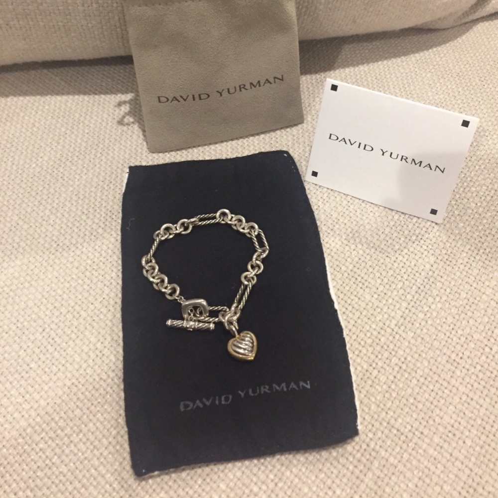David Yurman “Cable Heart” Bracelet